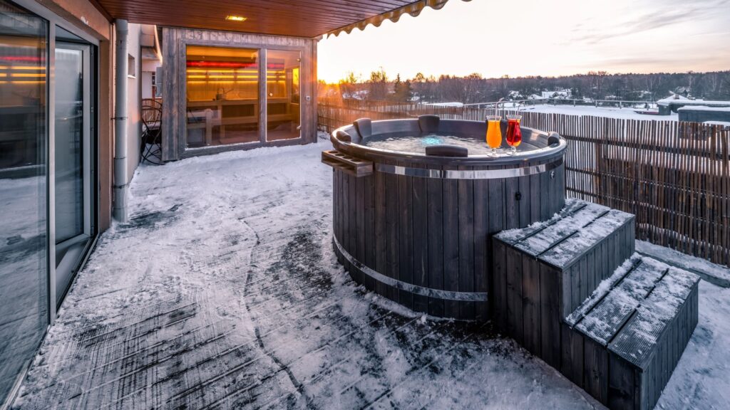 How to Get Your Hot Tub Through the Winter