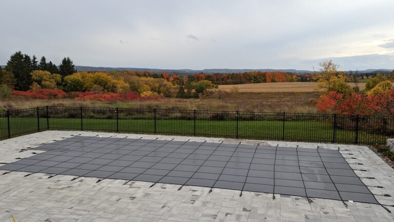 Swimming Pool Winter Safety Cover